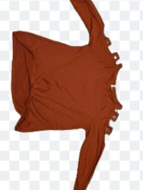 Cato women's xs long sleeve cutout detail t-shirt